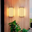 Fluted Panel Outdoor Wall Light