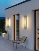 Fluted Panel Outdoor Wall Light