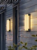 Fluted Panel Outdoor Wall Light