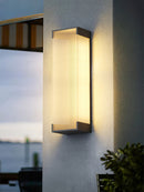 Fluted Panel Outdoor Wall Light
