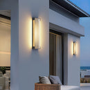 Fluted Panel Outdoor Wall Light