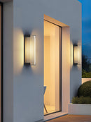Fluted Panel Outdoor Wall Light