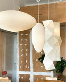 Rice Paper Swag Pendant Light
