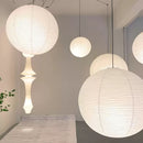 Luminária de teto pendente de papel Washi artesanal