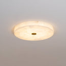 Modern Round Alabaster Ceiling Light