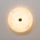 Modern Round Alabaster Ceiling Light