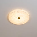 Modern Round Alabaster Ceiling Light