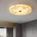 Modern Round Alabaster Ceiling Light