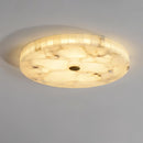 Modern Round Alabaster Ceiling Light