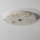 Modern Round Alabaster Ceiling Light