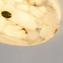 Modern Round Alabaster Ceiling Light