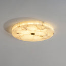 Modern Round Alabaster Ceiling Light
