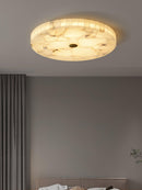 Modern Round Alabaster Ceiling Light