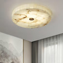 Modern Round Alabaster Ceiling Light