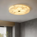 Modern Round Alabaster Ceiling Light