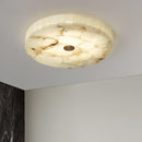 Modern Round Alabaster Ceiling Light