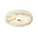 Modern Round Alabaster Ceiling Light