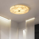 Modern Round Alabaster Ceiling Light