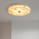 Modern Round Alabaster Ceiling Light