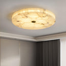 Modern Round Alabaster Ceiling Light