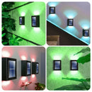 Contemporary Waterproof Solar Wall Light