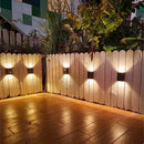 Contemporary Waterproof Solar Wall Light