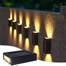 Contemporary Waterproof Solar Wall Light