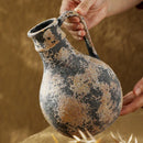 Weathered Patina Ceramic Jug Vase