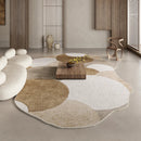 Abstract Patchwork Contour Area Rug