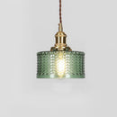 Brass Prism Glass Pendant Light