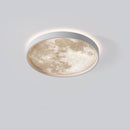Lunar Disc Halo Ceiling Light