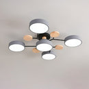 Modern Multi Disc Ceiling Light