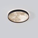 Lunar Disc Halo Ceiling Light