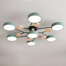 Modern Multi Disc Ceiling Light