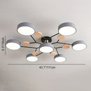 Modern Multi Disc Ceiling Light