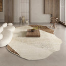 Abstract Patchwork Contour Area Rug