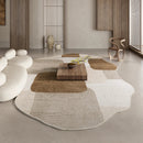 Abstract Patchwork Contour Area Rug
