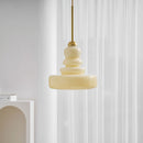 Vintage Schoolhouse Style Glass Pendant Light