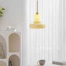 Vintage Schoolhouse Style Glass Pendant Light