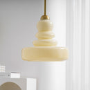 Vintage Schoolhouse Style Glass Pendant Light