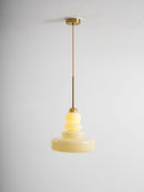 Vintage Schoolhouse Style Glass Pendant Light