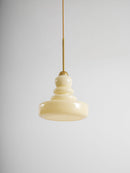 Vintage Schoolhouse Style Glass Pendant Light
