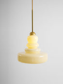 Vintage Schoolhouse Style Glass Pendant Light