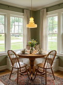 Vintage Schoolhouse Style Glass Pendant Light
