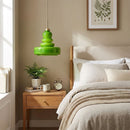 Vintage Schoolhouse Style Glass Pendant Light