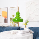 Vintage Schoolhouse Style Glass Pendant Light