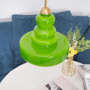 Vintage Schoolhouse Style Glass Pendant Light