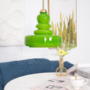 Vintage Schoolhouse Style Glass Pendant Light