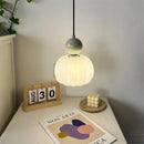 Japandi Sculptural Globe Pendant Light
