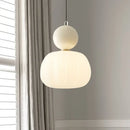 Japandi Sculptural Globe Pendant Light